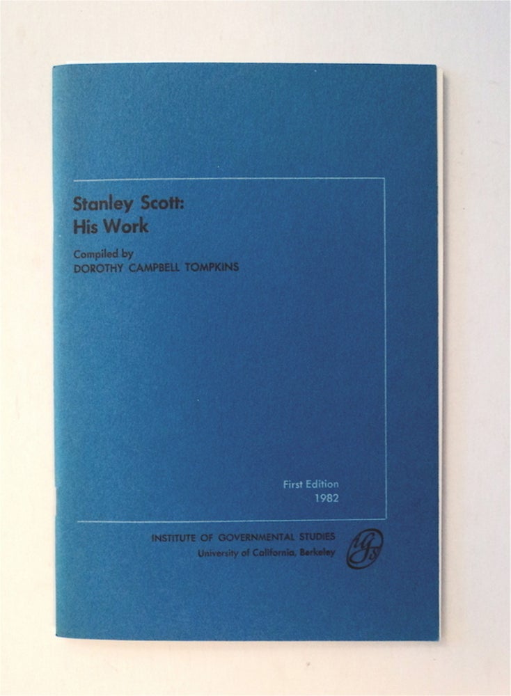 [78357] Stanley Scott: His Work. Dorothy Campbell TOMPKINS, comp.