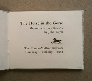 The Horse in the Gorse: Memories of the Memoirs