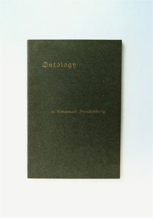79593] Ontology; or, The Signification of Philosophical Terms. Emanuel SWEDENBORG