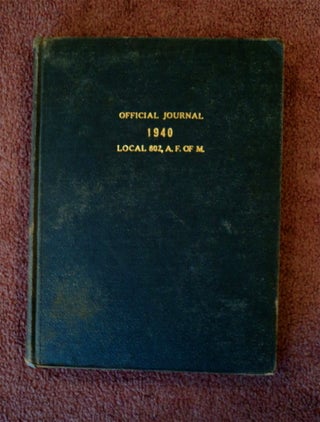 80152] OFFICIAL JOURNAL, LOCAL 802, A. F. OF M