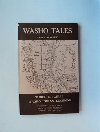 80326] Washo Tales. Grace DANGBERG, translated