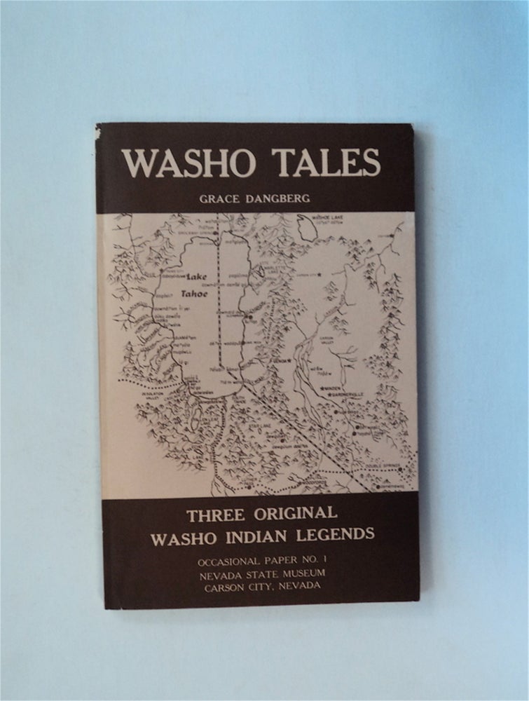 [80326] Washo Tales. Grace DANGBERG, translated.