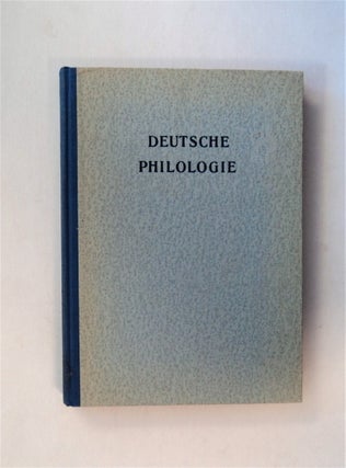 80533] Deutsche Philologie: Eine Einführung in ihr Studium. Friedrich von der LEYEN