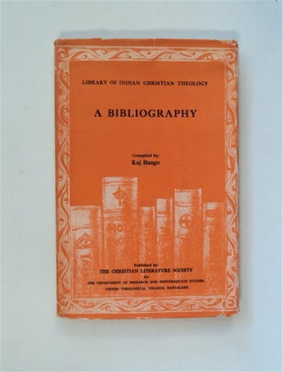 80618] Library of Indian Christian Theology: A Bibliography. Kaj BAAGO, comp