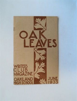 80798] OAK LEAVES: A JOURNAL FOR THOSE WHO LIKE TO WRITE