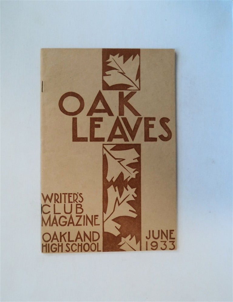 [80798] OAK LEAVES: A JOURNAL FOR THOSE WHO LIKE TO WRITE
