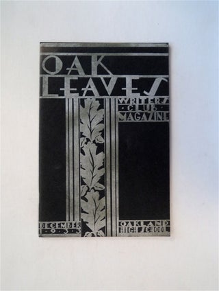 80799] OAK LEAVES: A JOURNAL FOR THOSE WHO LIKE TO WRITE