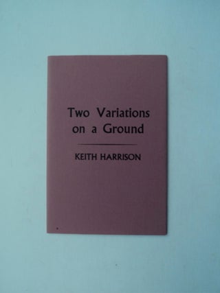 81125] Two Variations on a Ground. Keith HARRISON