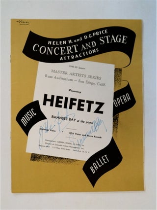 81212] Helen H. and D. G. Price Concert and State Attractions 1948-49 Season, Master Artists...