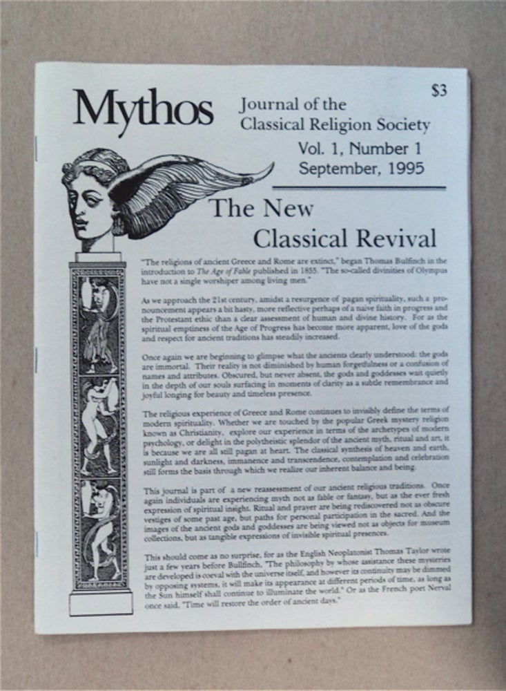 [81341] MYTHOS: JOURNAL OF THE CLASSICAL RELIGION SOCIETY