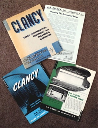 81714] Clancy Stage Construction -- Equipment and Theatrical Hardware. INC J. R. CLANCY