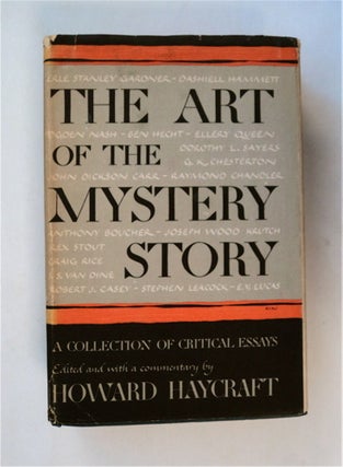 82170] The Art of the Mystery Story: A Collection of Critical Essays. Howard HAYCRAFT, edited, a...