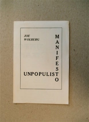 82730] Unpopulist Manifesto: For L. Ferlinghetti with Breakfast. Joe WOLBERG