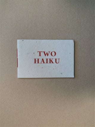 84096] Two Haiku. CREWS JOHN