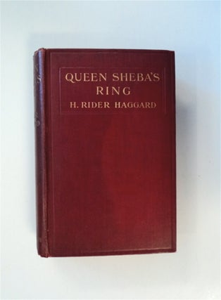 84118] Queen Sheba's Ring. H. Rider HAGGARD