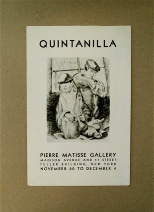 84546] Quintanilla, Pierre Matisse Gallery, Madison Avenue and 57 Street, Fuller Building, New...