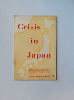84587] Crisis in Japan. UNION OF DEMOCRATIC CONTROL
