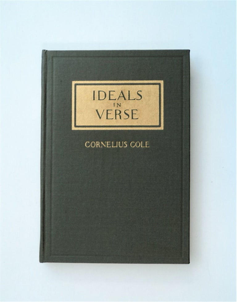 [84777] Ideals in Verse. Cornelius COLE.