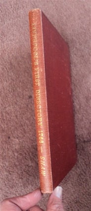 85086] Liverpool's First Directory: A Reprint of the Names and Addresses from Gore's Directory...