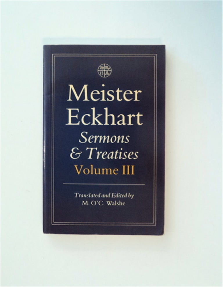 [85142] Sermons & Treatises Volume III. Meister ECKHART.