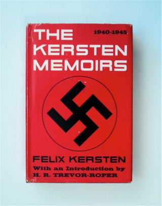 85204] The Kersten Memoirs 1940-1945. Felix KERSTEN