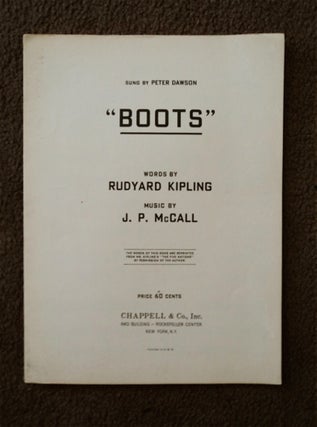 85247] "Boots" Rudyard KIPLING, words by., J. P. McCall