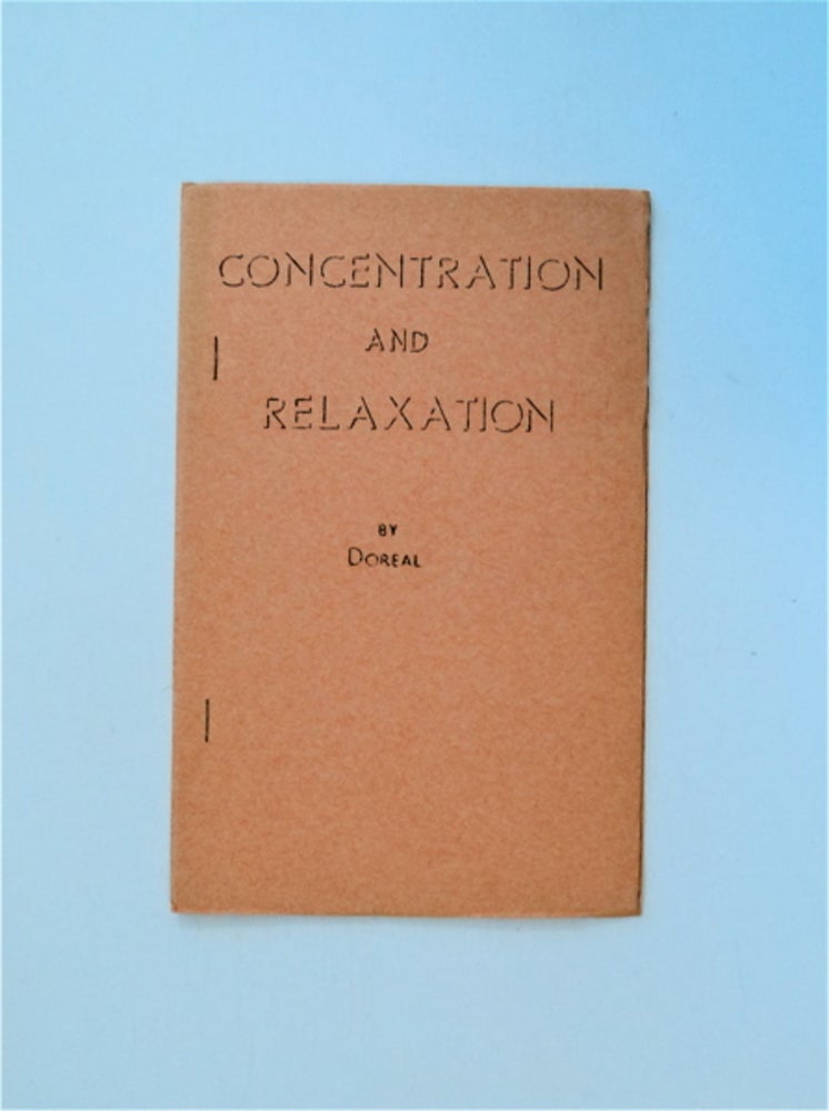 [85277] Concentration and Relaxation. Dr. M. DOREAL.