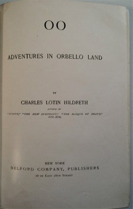 Oo: Adventures in Orbello Land