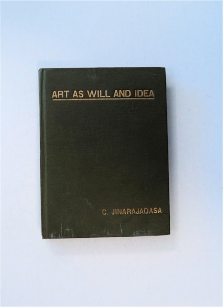 [85570] Art as Will and Idea. JINARAJADASA, uruppumullage.