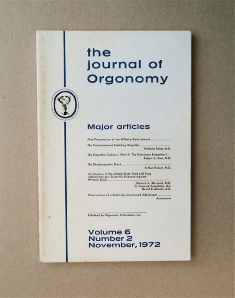 [85628] THE JOURNAL OF ORGONOMY