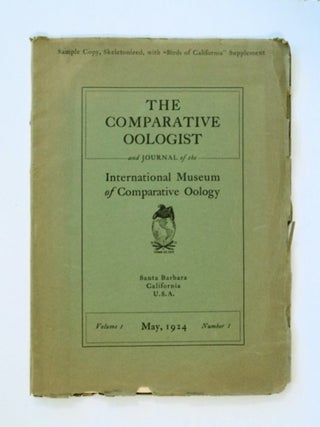 85874] THE COMPARATIVE OOLOGIST AND JOURNAL OF THE INTERNATIONAL MUSEUM OF COMPARATIVE OOLOGY