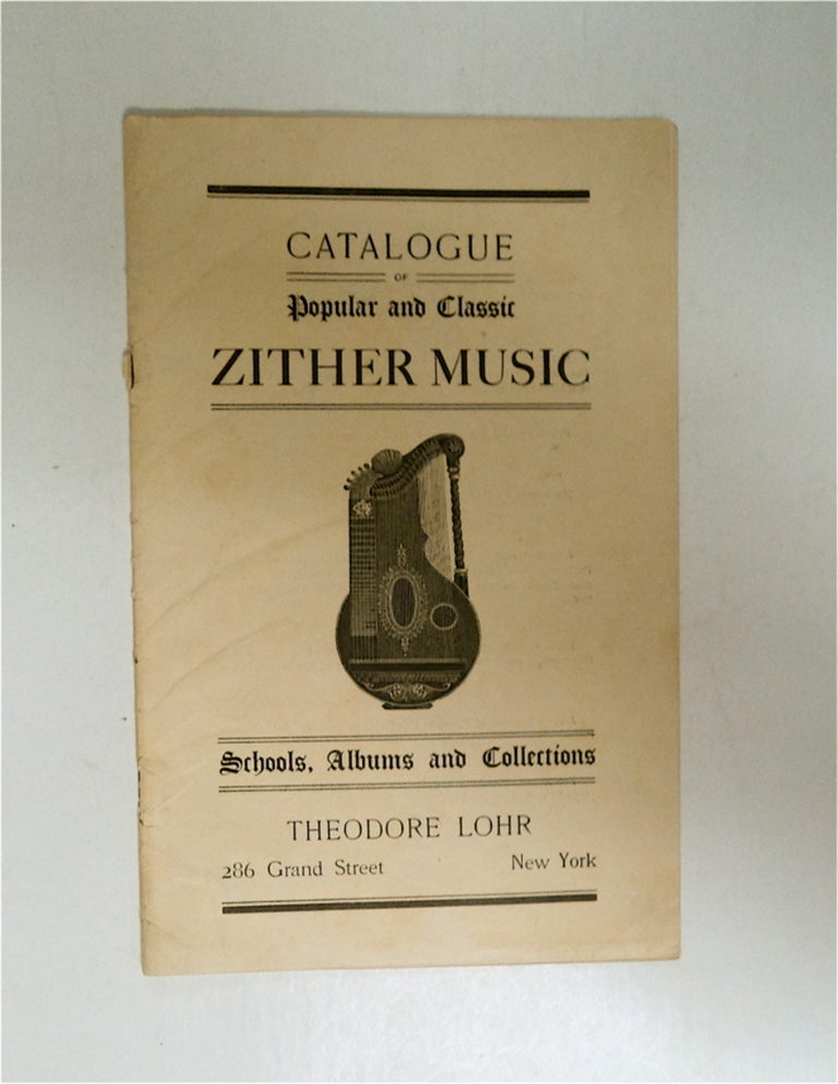 [86986] CATALOGUE OF POPULAR AND CLASSIC ZITHER MUSIC
