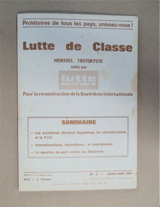 87002] LUTTE DE CLASSE / CLASS STRUGGLE