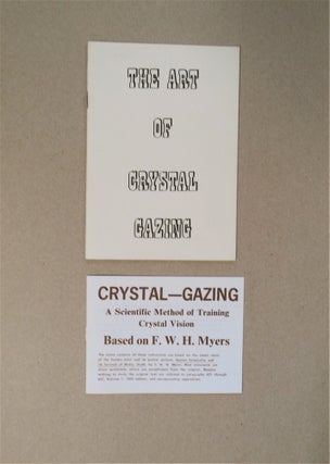 87098] HOW TO SCRY (cover title: The Art of Crystal Gazing
