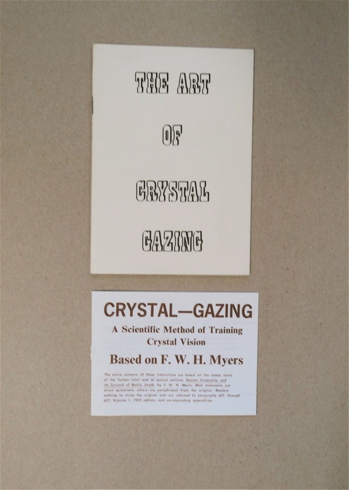 [87098] HOW TO SCRY (cover title: The Art of Crystal Gazing)
