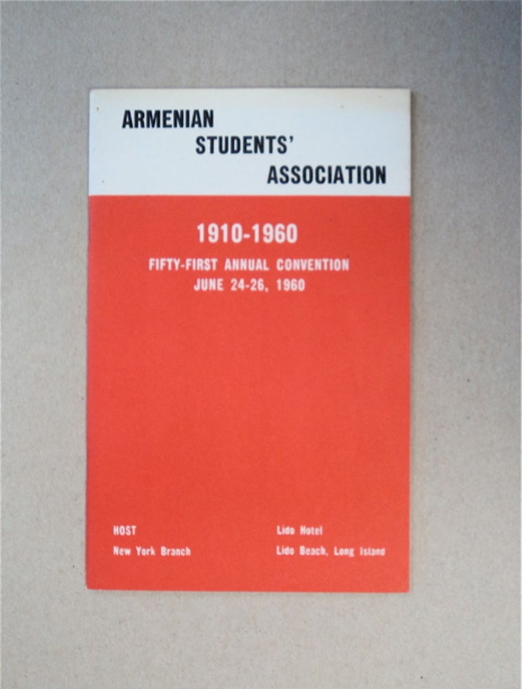 [87574] Armenian Students' Association 1910-1960: Forty-first Annual Convention, June 24-26, 1960. ARMENIAN STUDENTS' ASSOCIATION.