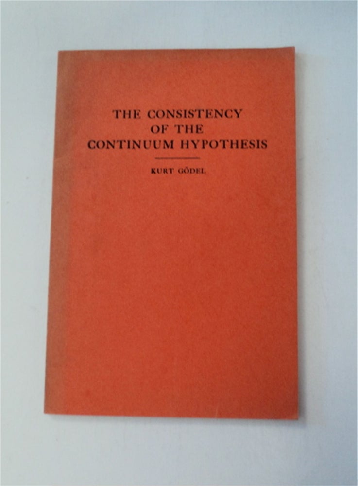 [87577] The Consistency of the Continuum Hypothesis. Kurt GÖDEL.