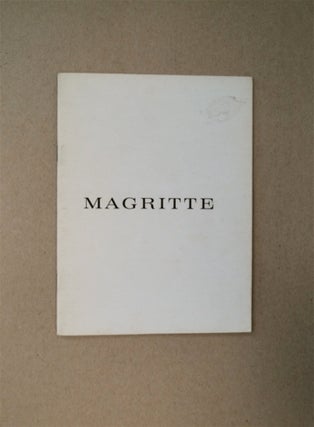 88147] René Magritte: Paintings - Gouaches - Collages 1960 - 1961 - 1962. René MAGRITTE