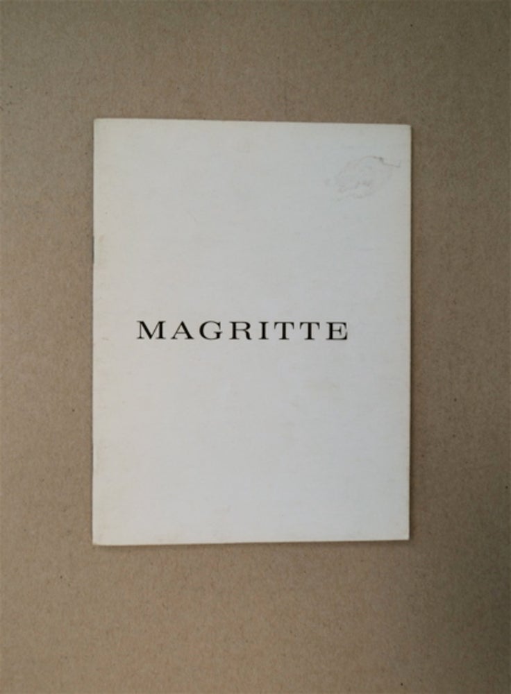 [88147] René Magritte: Paintings - Gouaches - Collages 1960 - 1961 - 1962. René MAGRITTE.