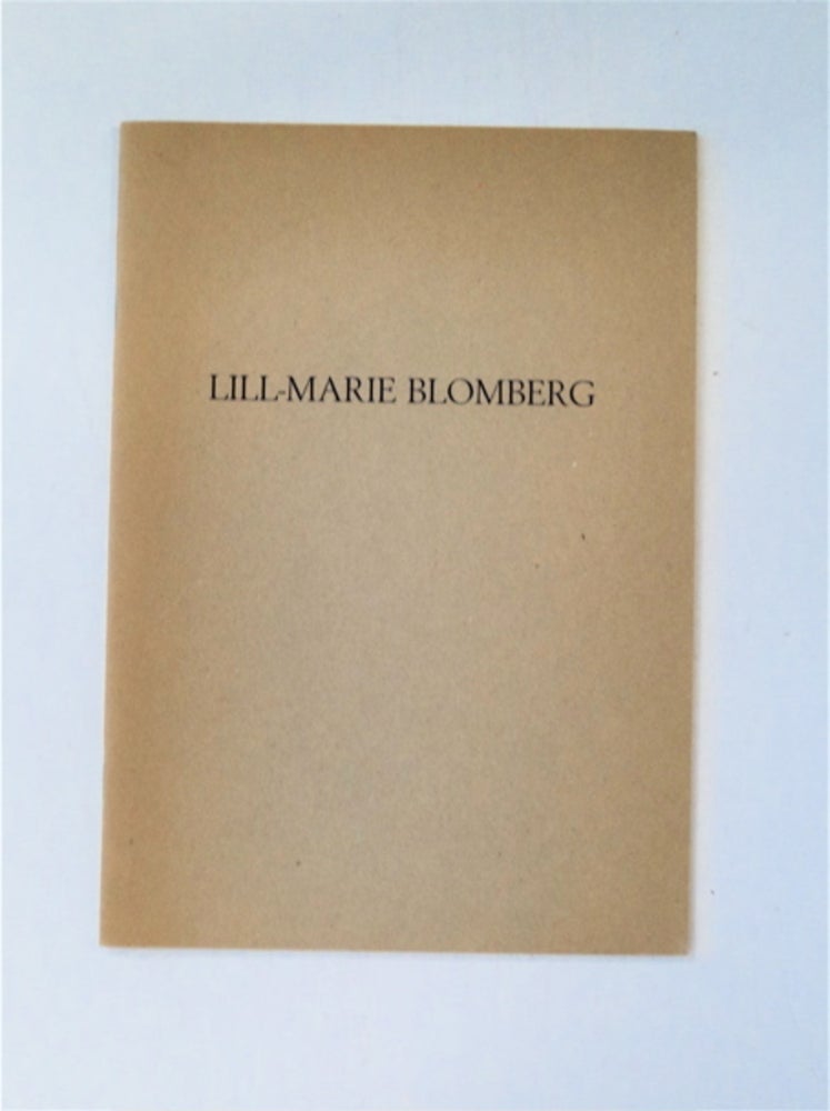 [88298] LILL-MARIE BLOMBERG 1923-1992