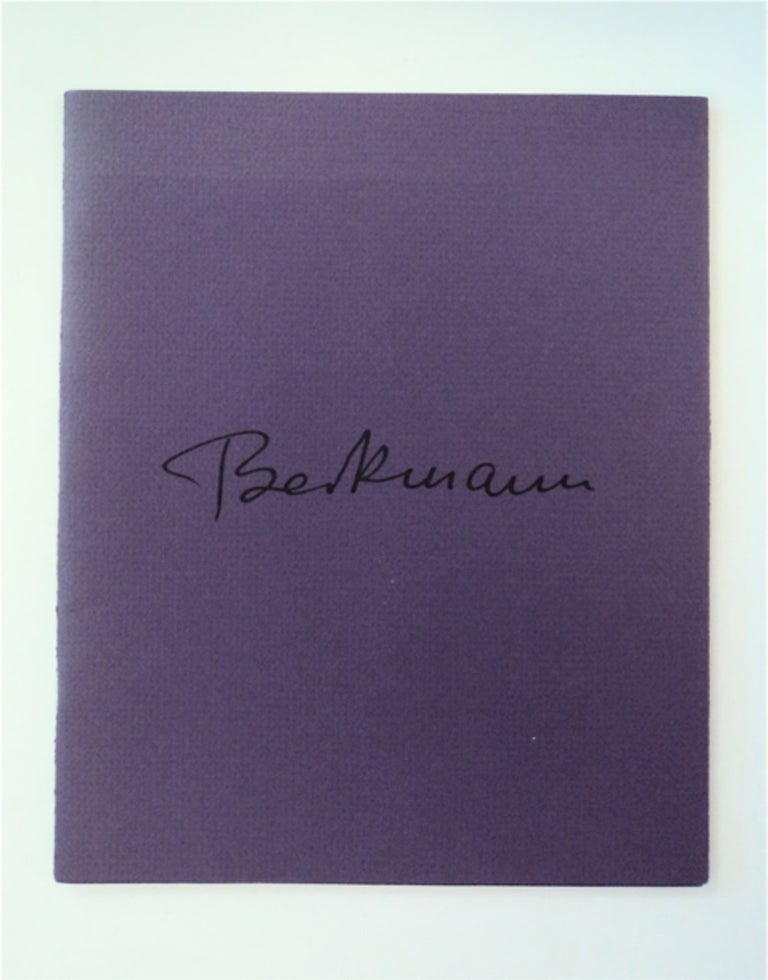 [88851] Max Beckman, Paintings, March 28 through April 24, 1985. Max BECKMAN.