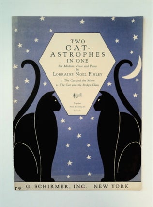 89114] Two Cat-astrophes in One for Medium Voice and Piano: 1. The Cat and the Moon; 2. The Cat...