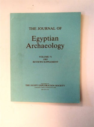 89529] THE JOURNAL OF EGYPTIAN ARCHAEOLOGY