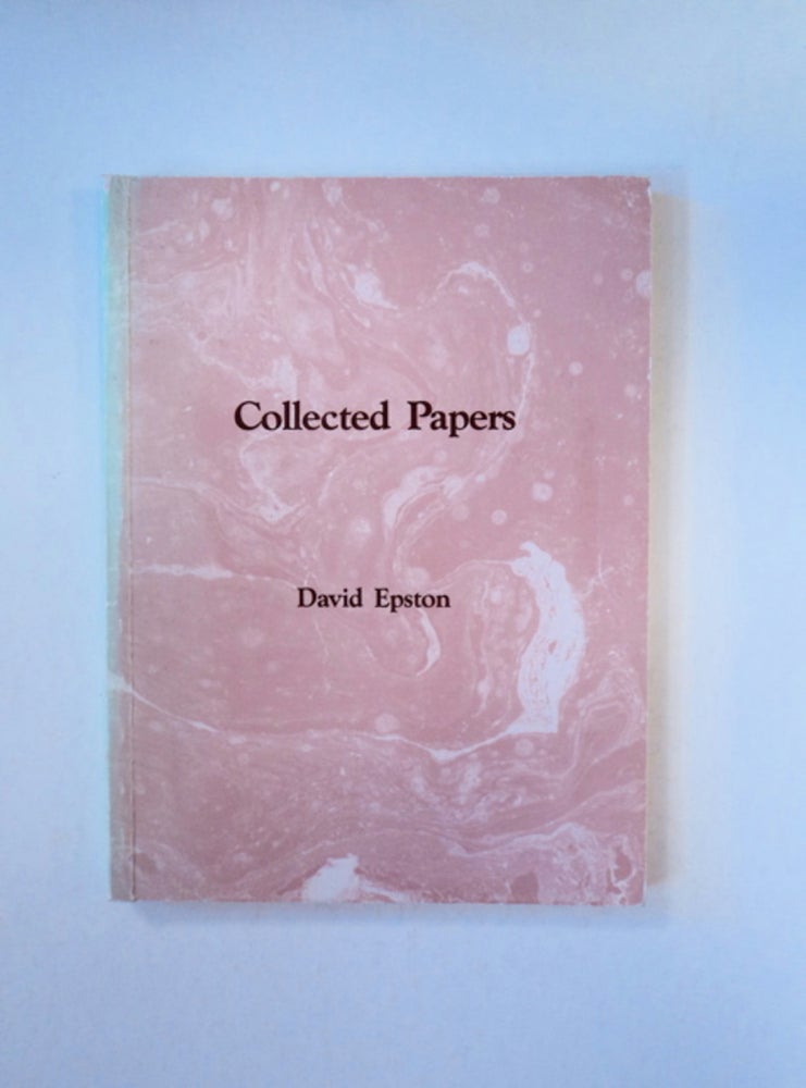 [89823] Collected Papers. David EPSTON.