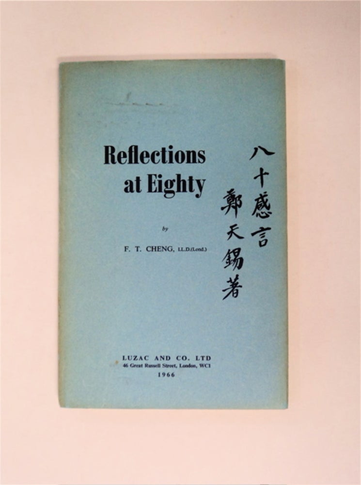[89958] Reflections at Eighty. F. T. CHENG.