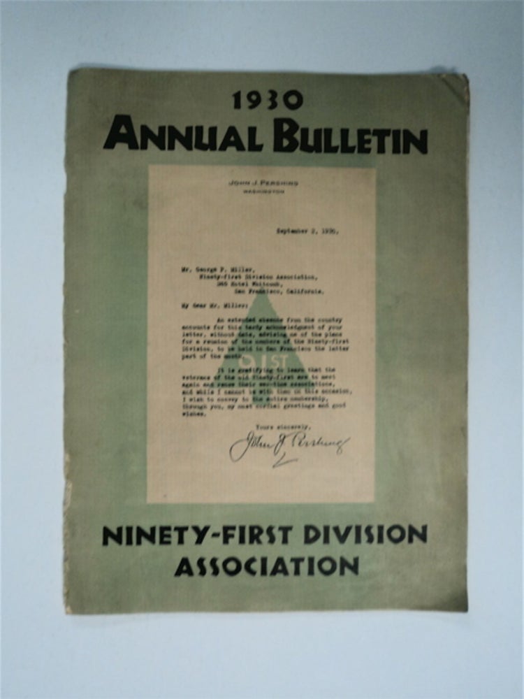 [90062] 1930 Annual Bulletin. NINETY-FIRST DIVISION ASSOCIATION.