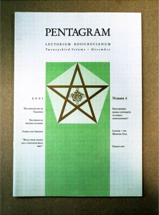 90194] PENTAGRAM: JOURNAL OF THE INTERNATIONAL SCHOOL OF THE GOLDEN ROSYCROSS, LECTORUM...