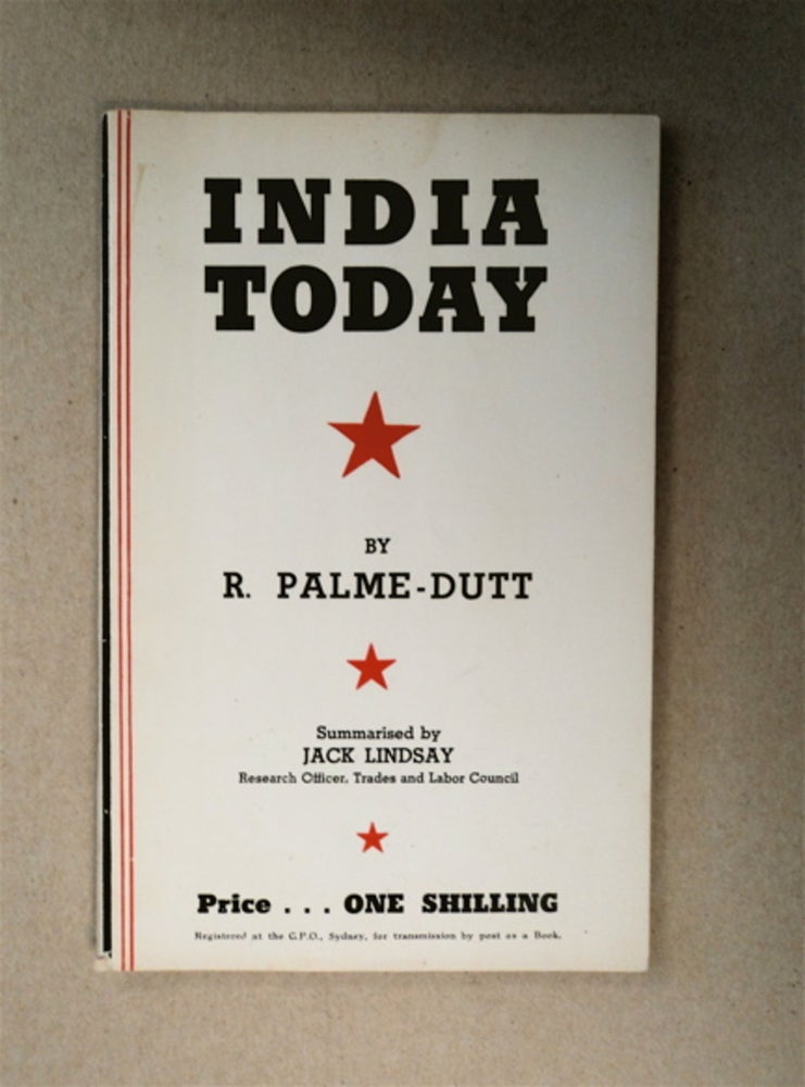 [91233] India Today. R. Palme DUTT.
