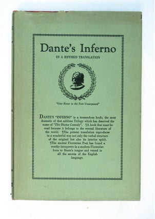 92124] Dante's Inferno: A Lineal and Rhymed Translation. Rev. Albert R. BANDINI