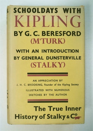 92271] Schooldays with Kipling. G. C. BERESFORD, M'Turk